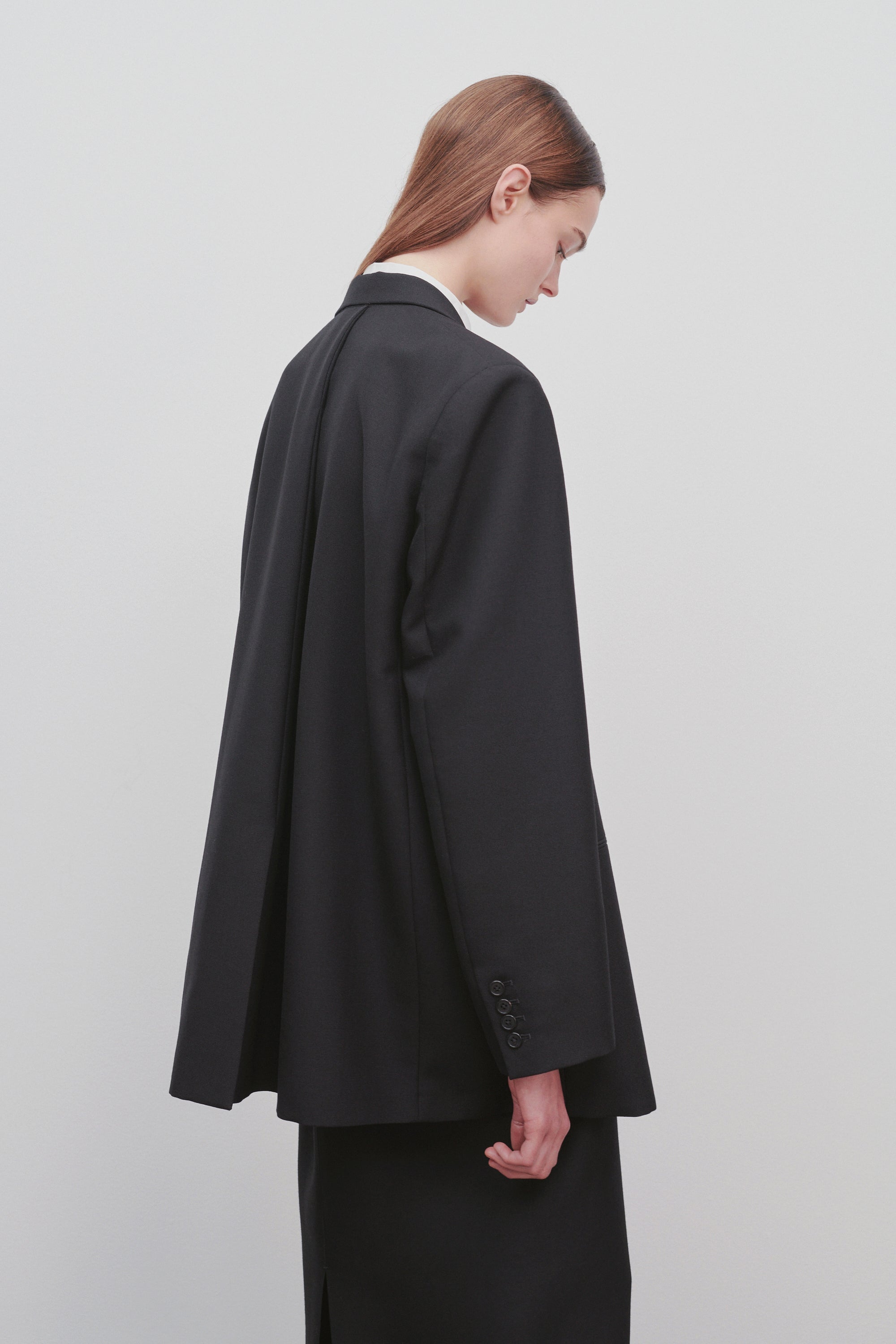 Clotho Jacket in Virgin Wool and Mohair - 4