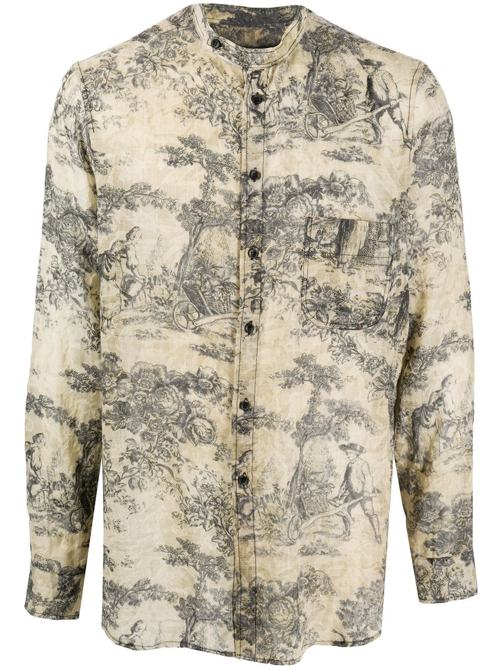 Toile de Jouy print shirt - 1