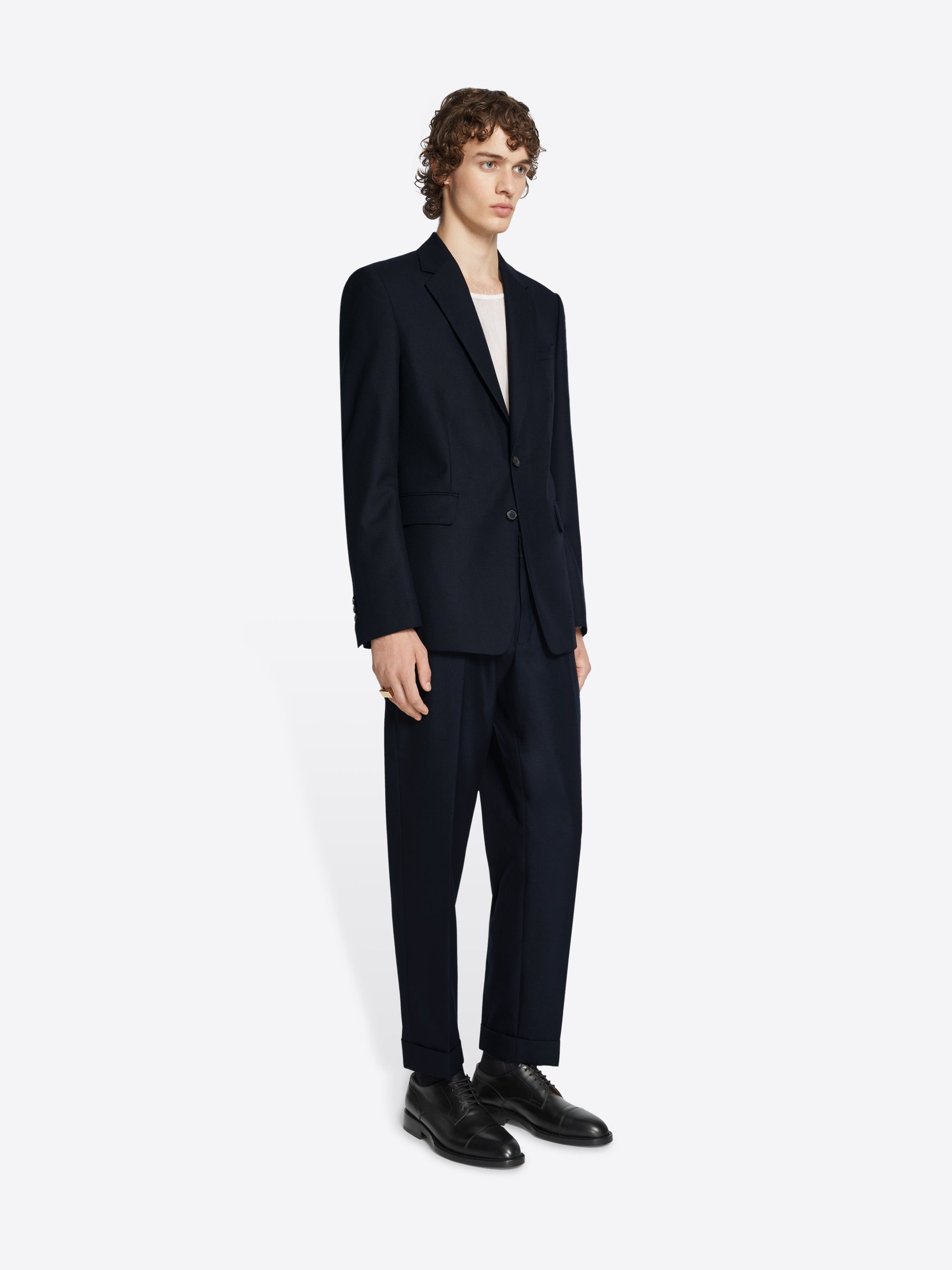 SLIM FIT WOOL BLAZER - 3