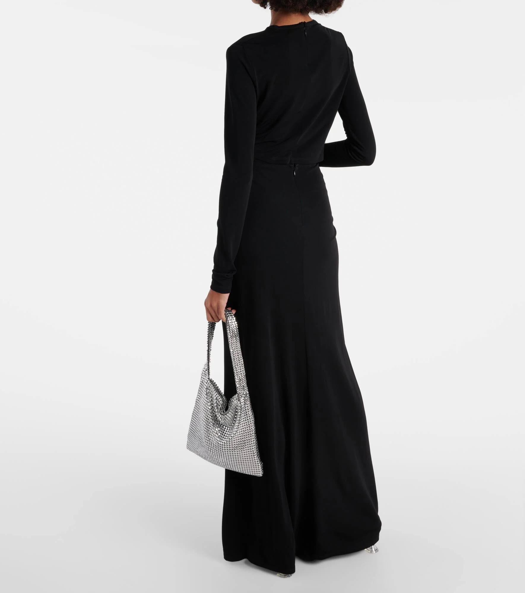 CHRISTOPHER ESBER Embellished cutout jersey maxi dress | REVERSIBLE CHRISTOPHER ESBER Embellished cutout jersey maxi dress | REVERSIBLE