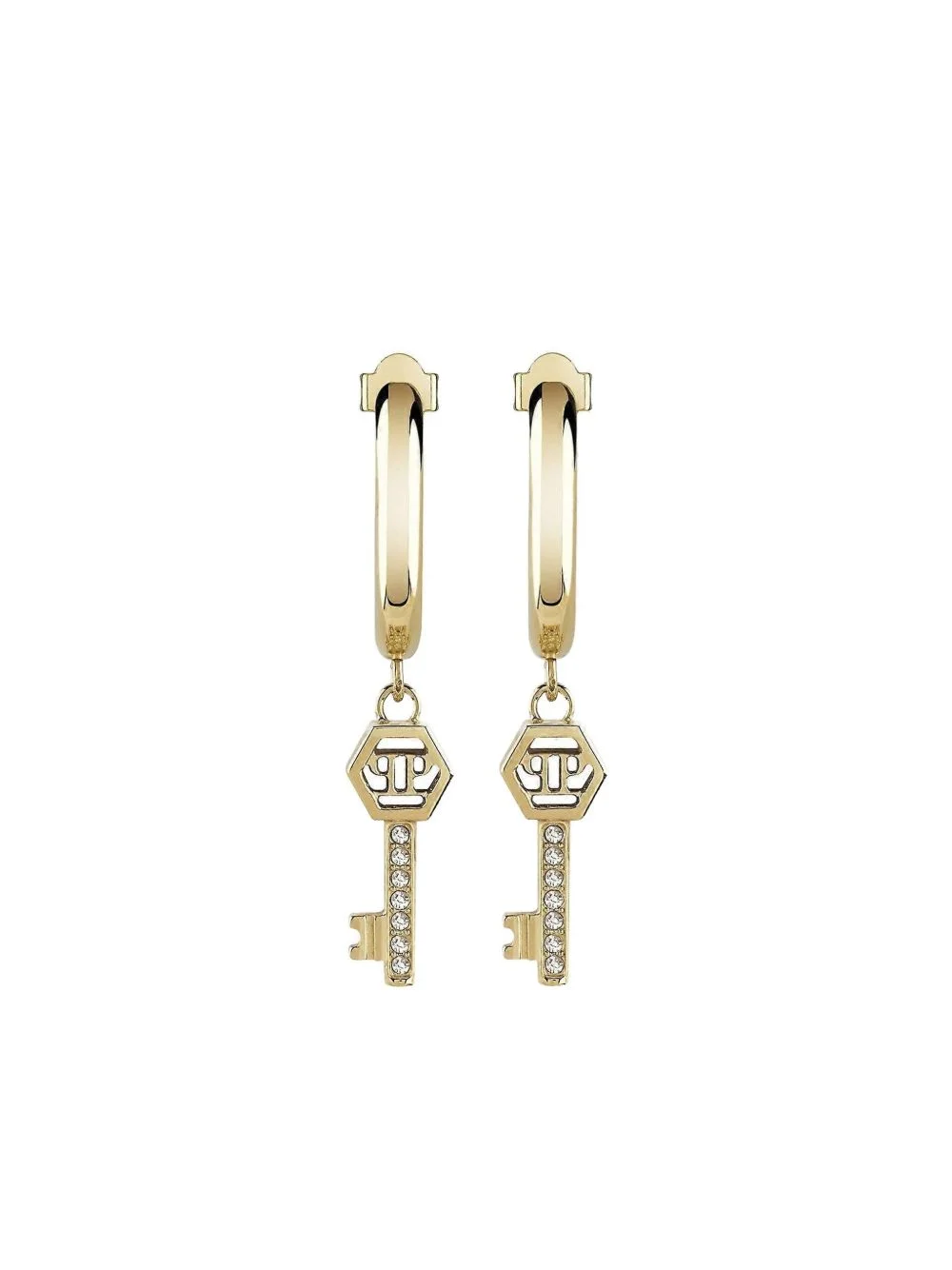 Valentine key-detail earrings - 1