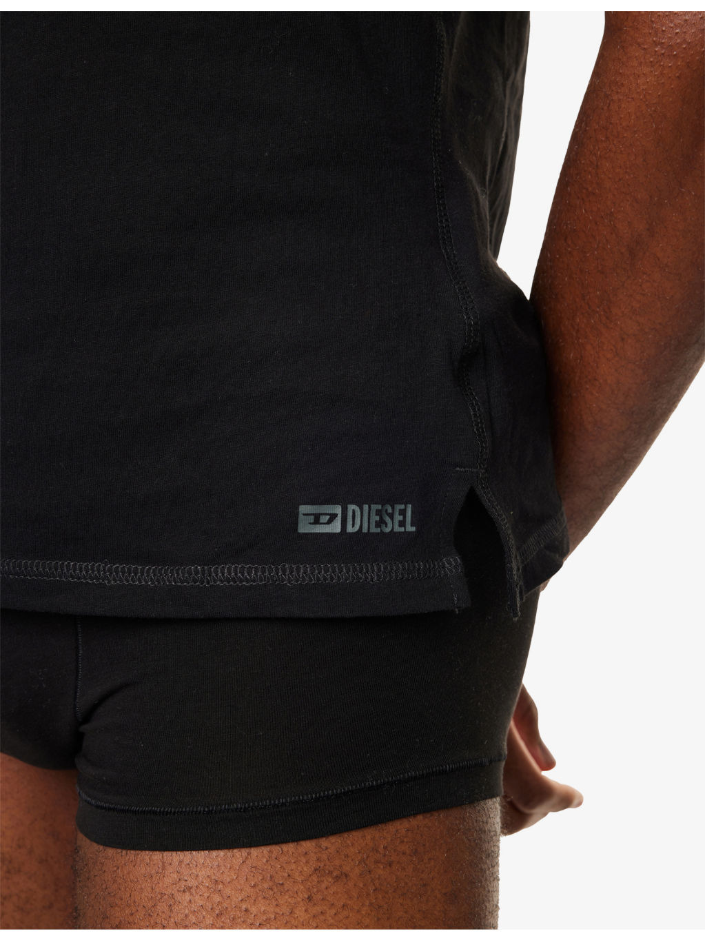 Crewneck Pack of Two Cotton-Jersey Vests - 4