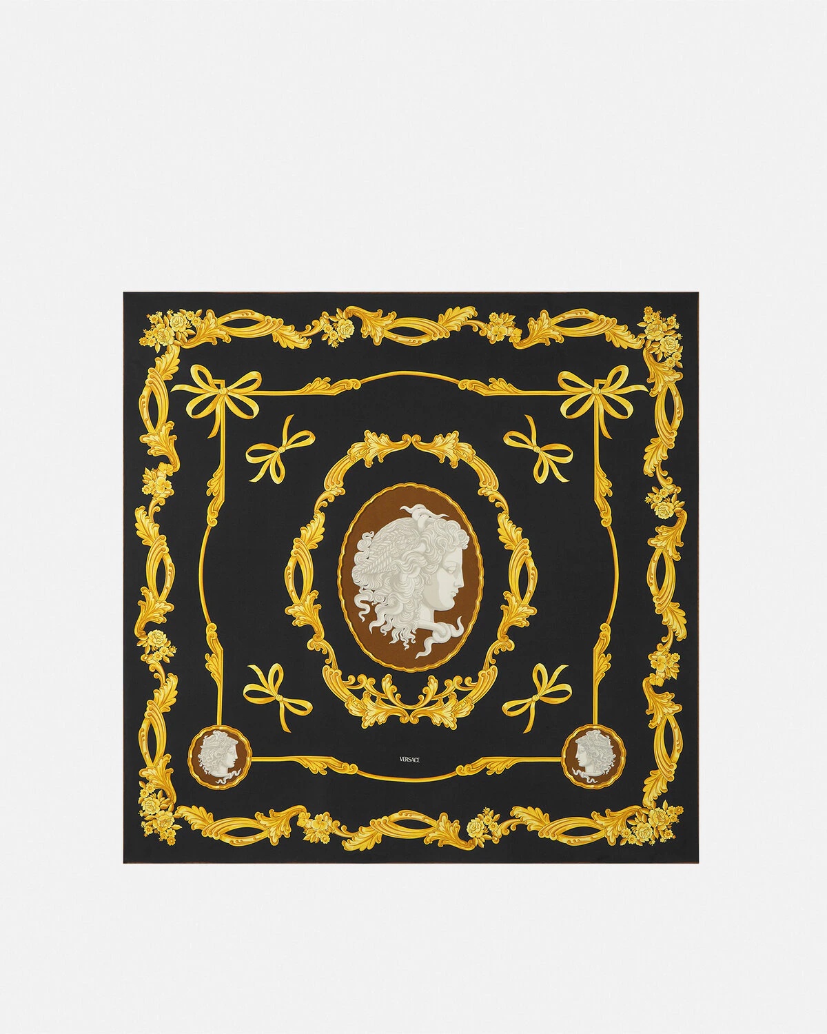 Cameo Large Silk Foulard 35" - 1