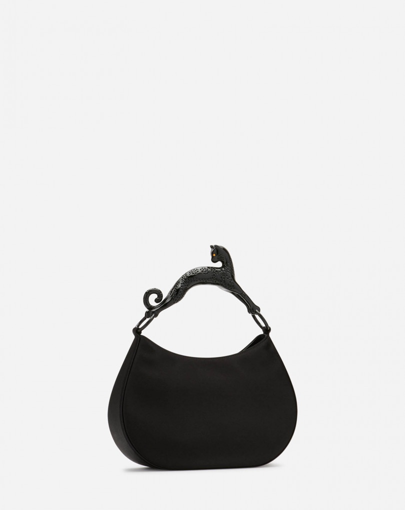 SATIN HOBO CAT BAG SM - 3