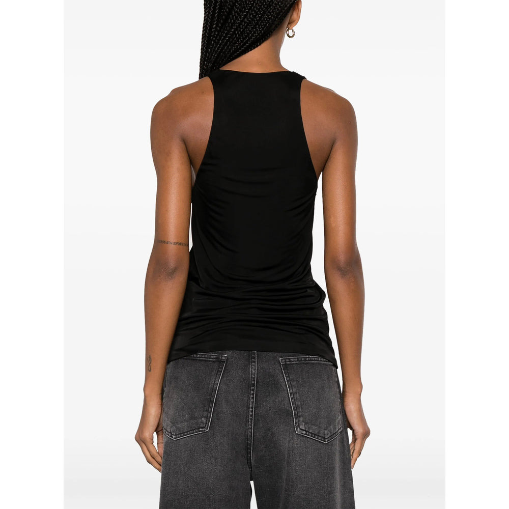 Saint Laurent Black Tops - Vests & Tank Tops Women - 5