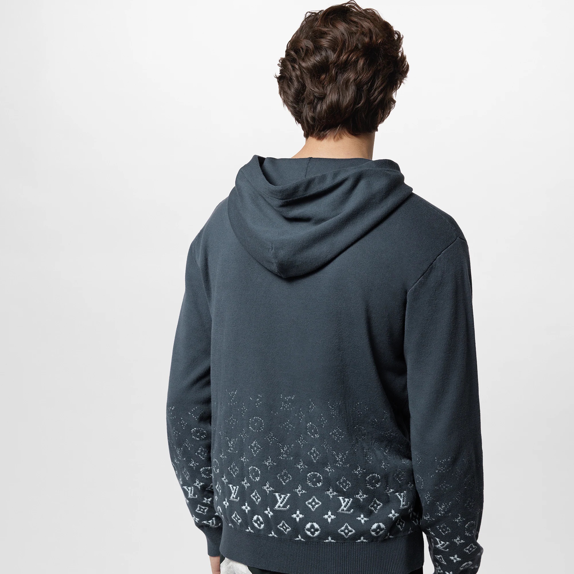 Gradient Cotton Hoodie - 2