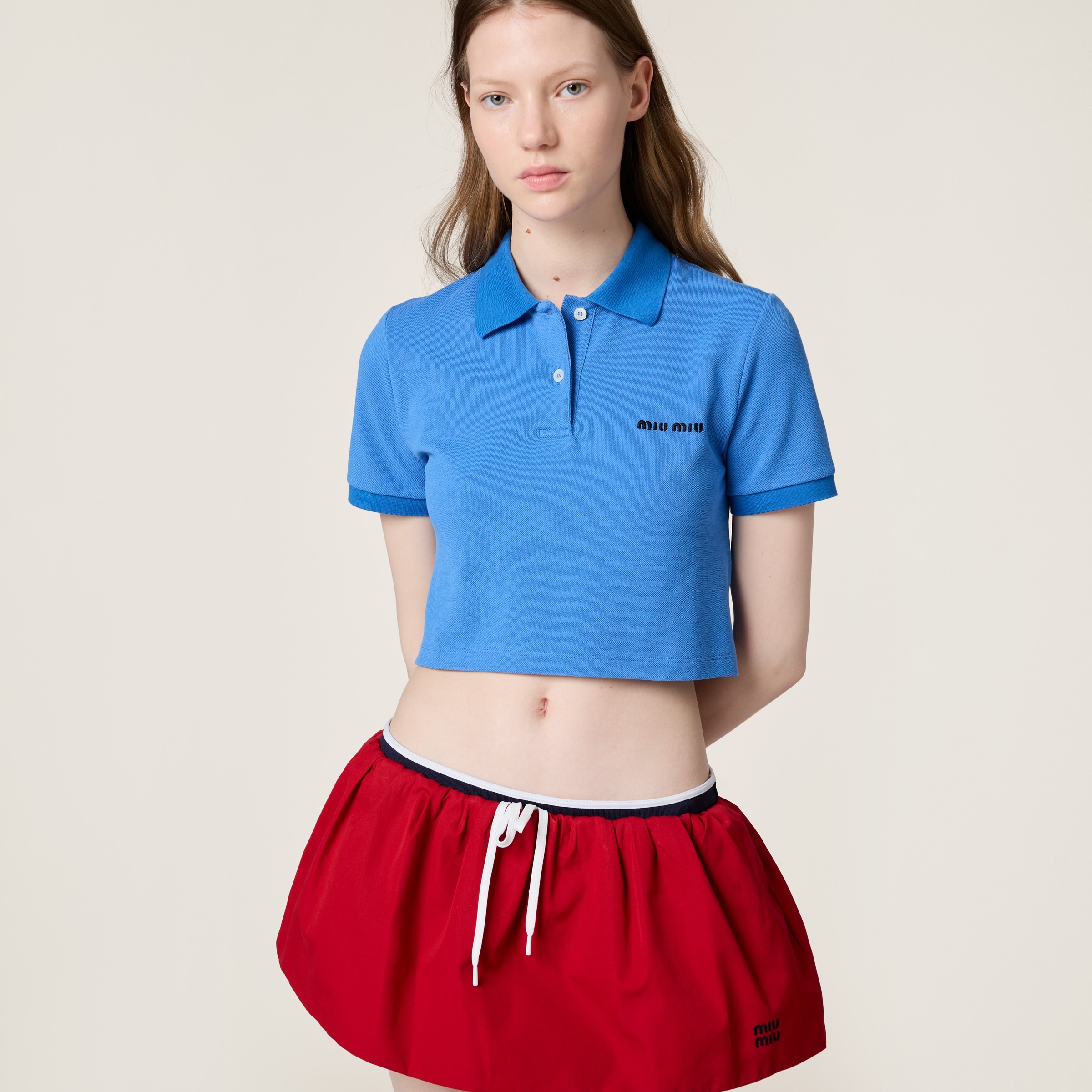 Cotton piqué polo shirt - 5