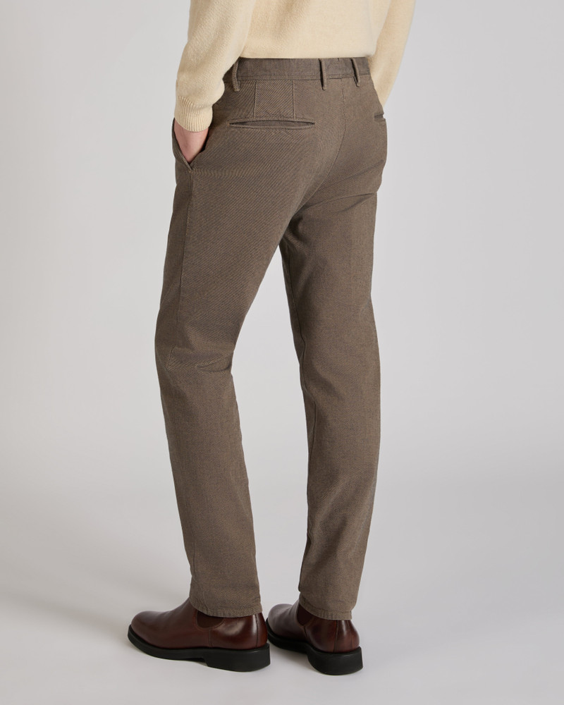 Tight fit cotton trousers 3