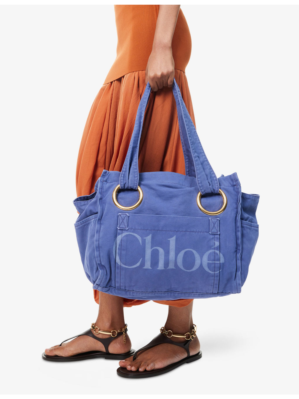 Plage Medium Cotton Tote Bag - 2