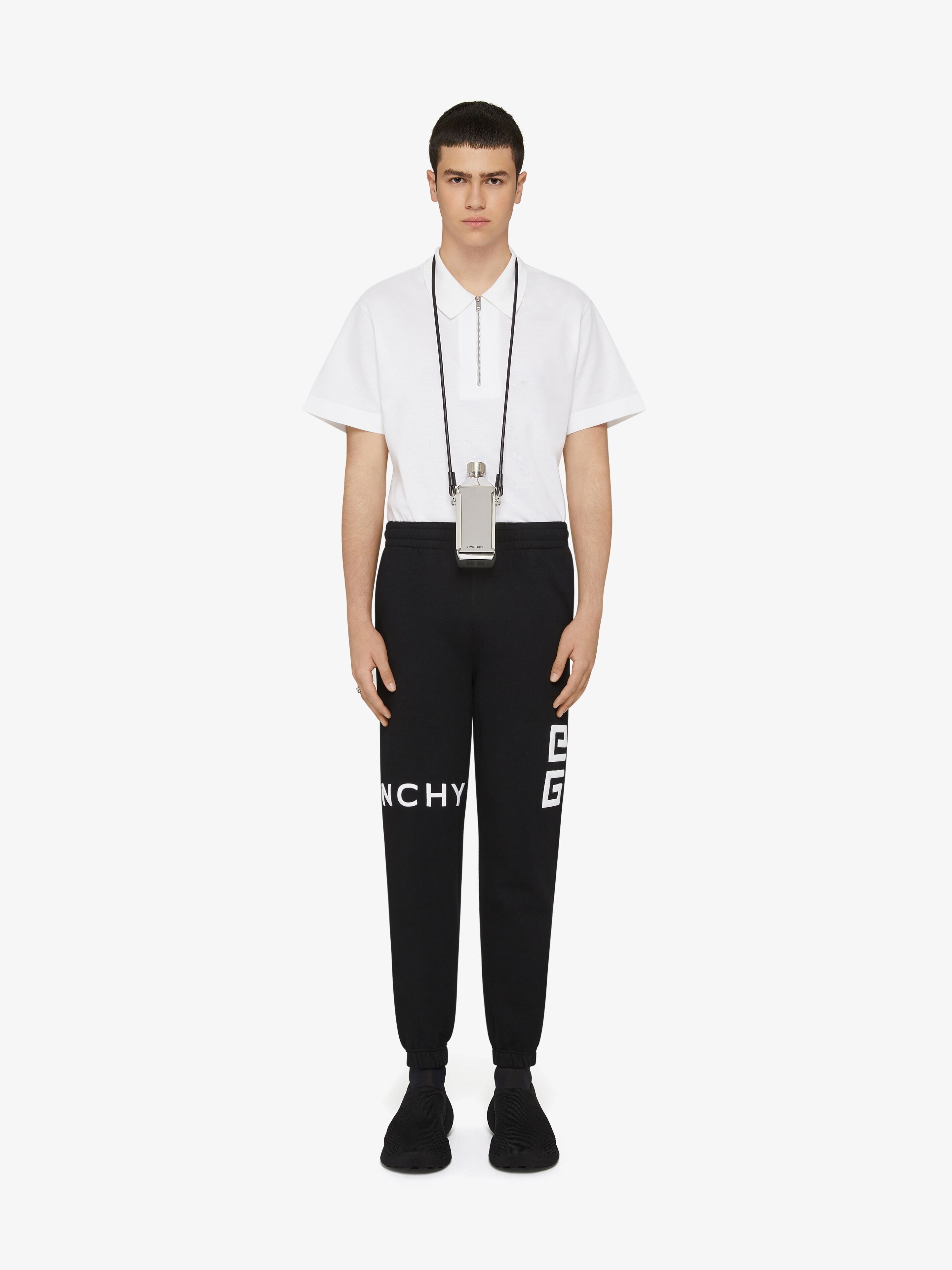 GIVENCHY 4G SLIM FIT JOGGER PANTS IN FLEECE - 2