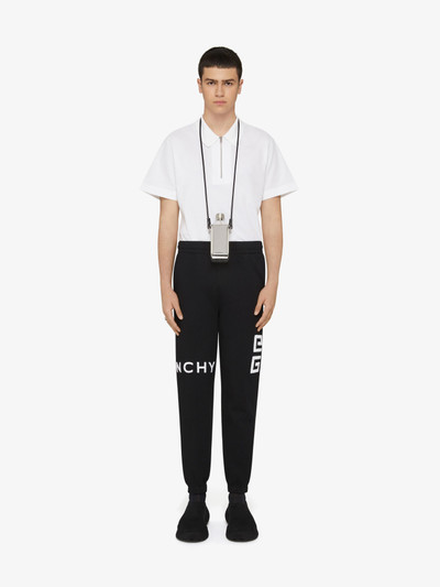Givenchy GIVENCHY 4G SLIM FIT JOGGER PANTS IN FLEECE outlook