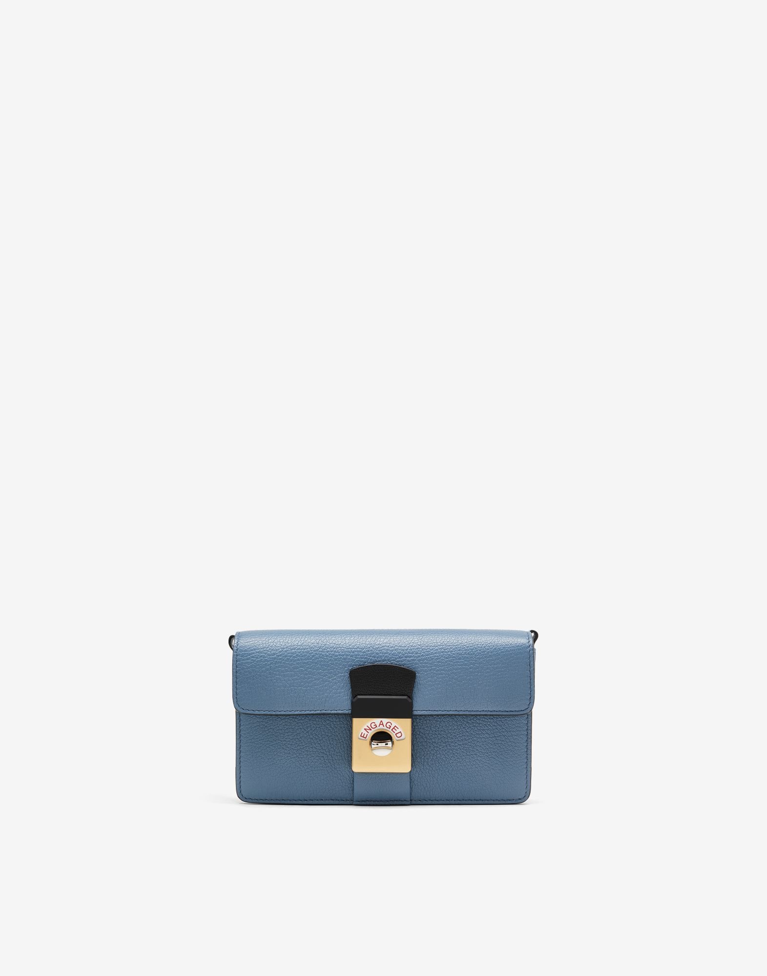 New Lock mini double flap clutch bag - 1