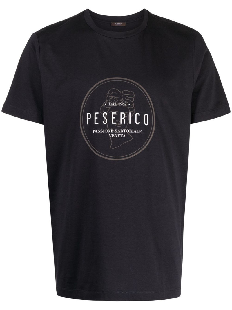 logo-print cotton T-shirt 1