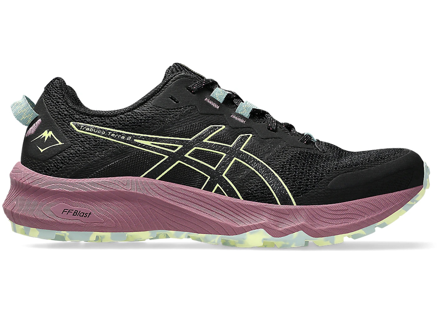 ASICS Trabuco Terra 2 Black Huddle Yellow (Women's) - 1