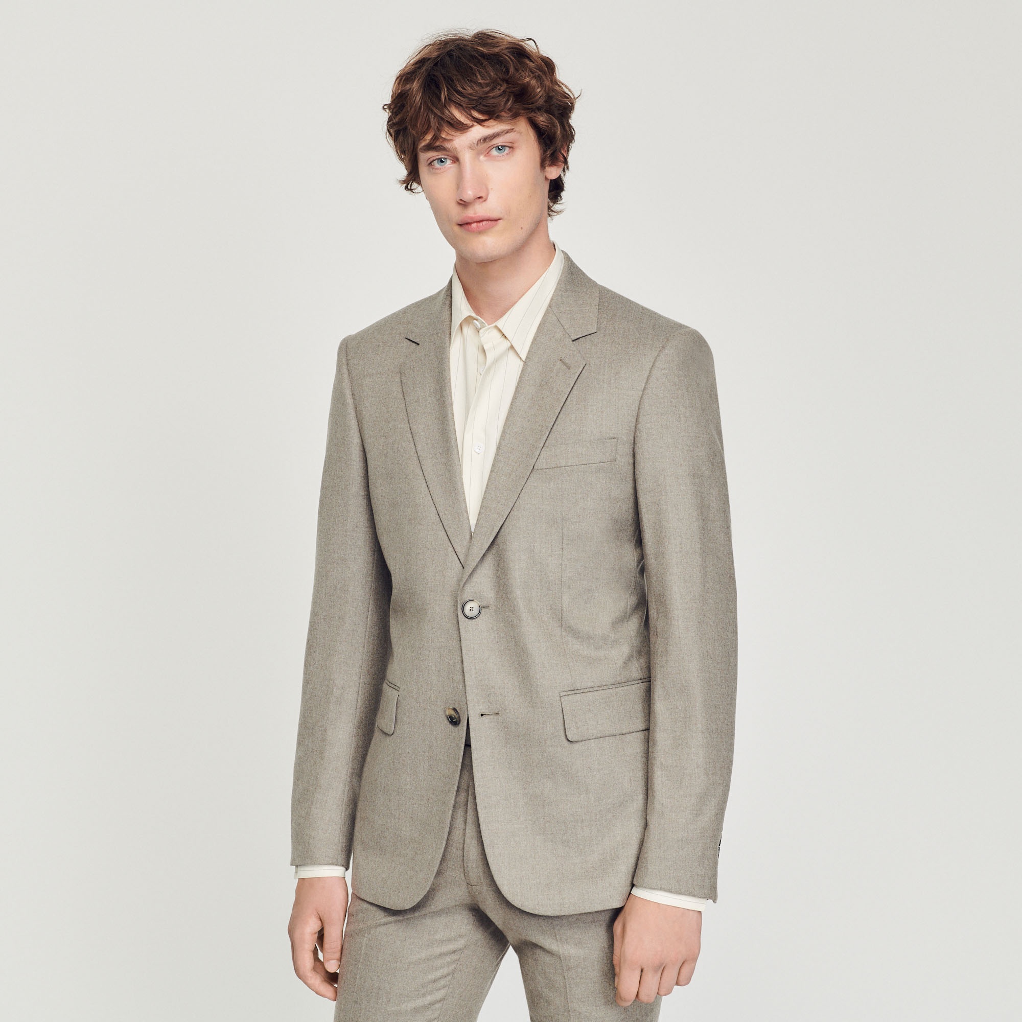 Flannel suit jacket - 2