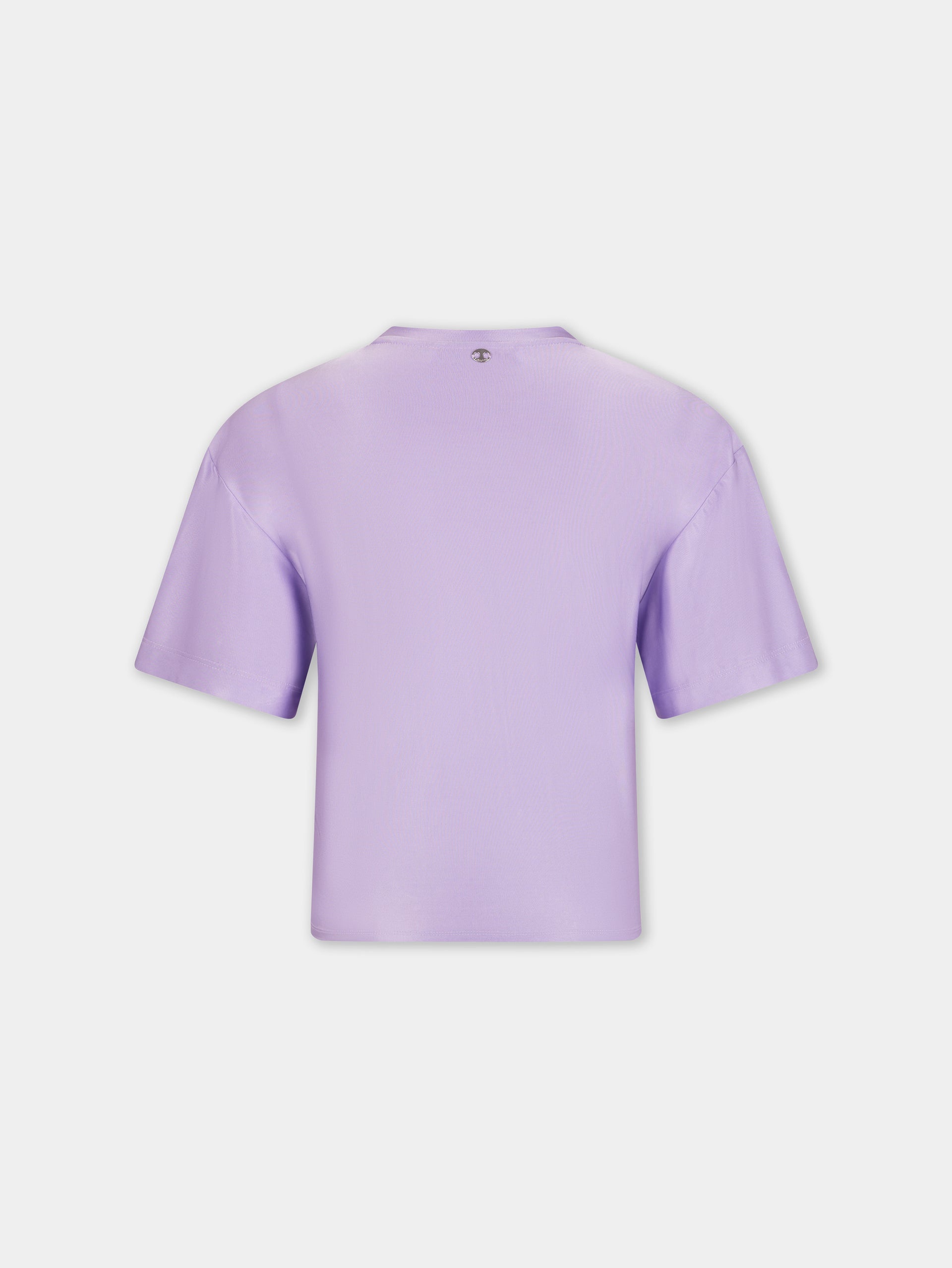 LAVENDER PIERCING TEE-SHIRT IN JERSEY - 8