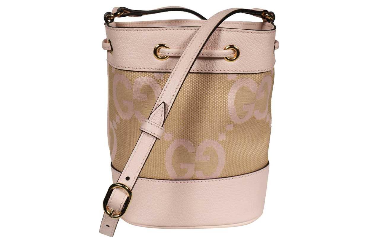 (WMNS) Gucci Ophidia Jumbo GG Mini Bucket Bag 'Camel Light Pink' 550620-UKMBG-9550 - 2