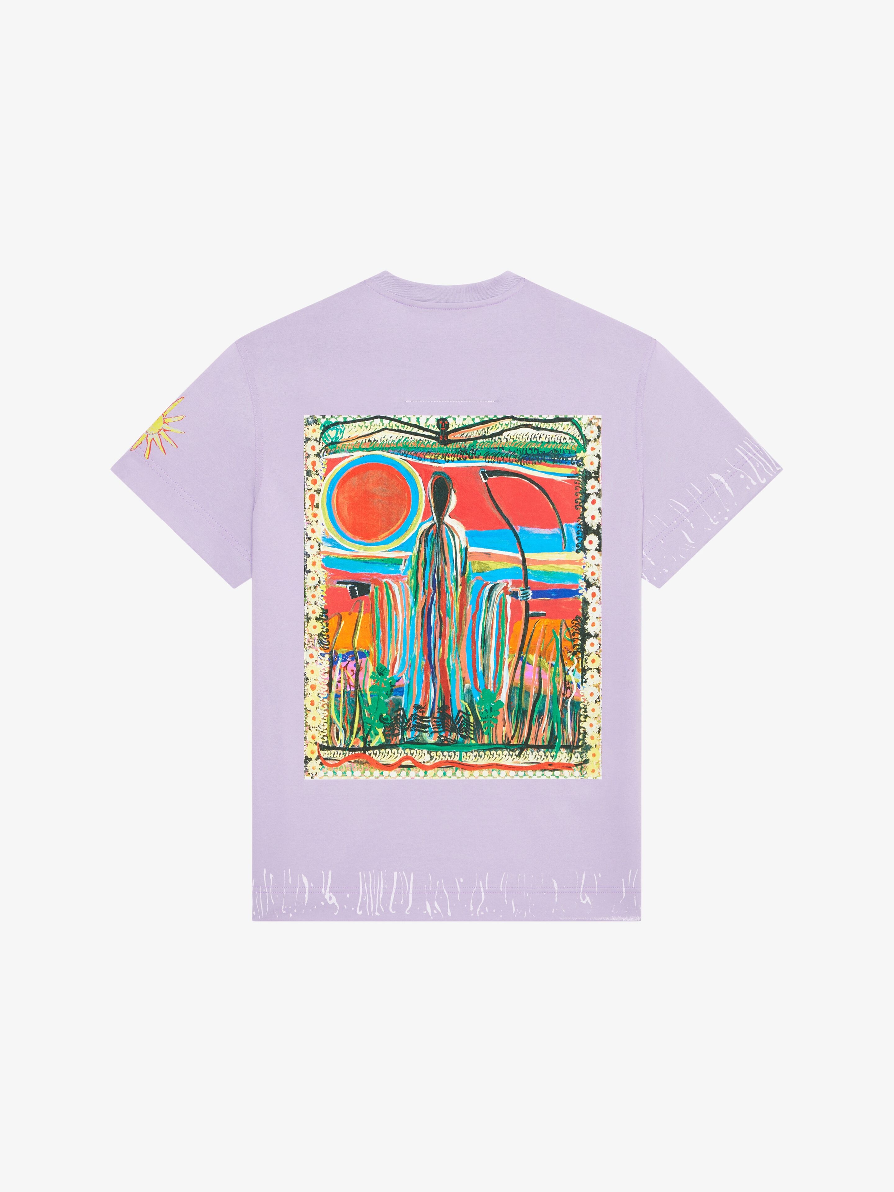 T-SHIRT IN JERSEY WITH GIVENCHY REAPER PRINTS - 5