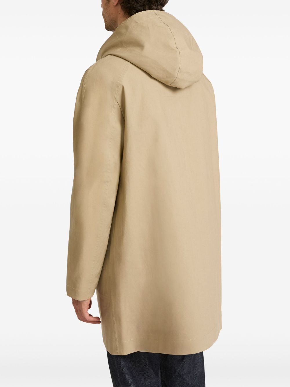 double-sided hooded coat - 3