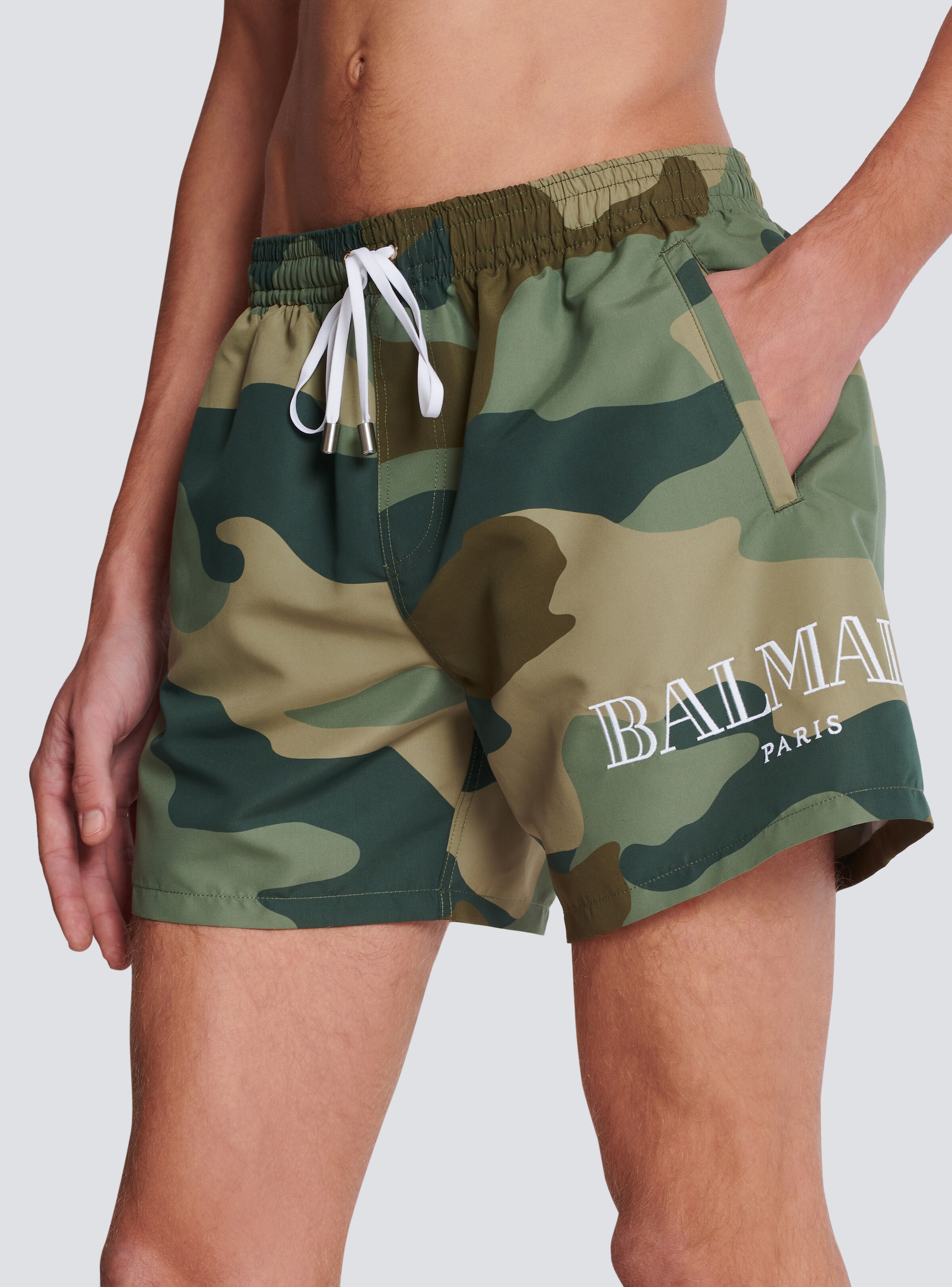 Camouflage swim shorts - 6