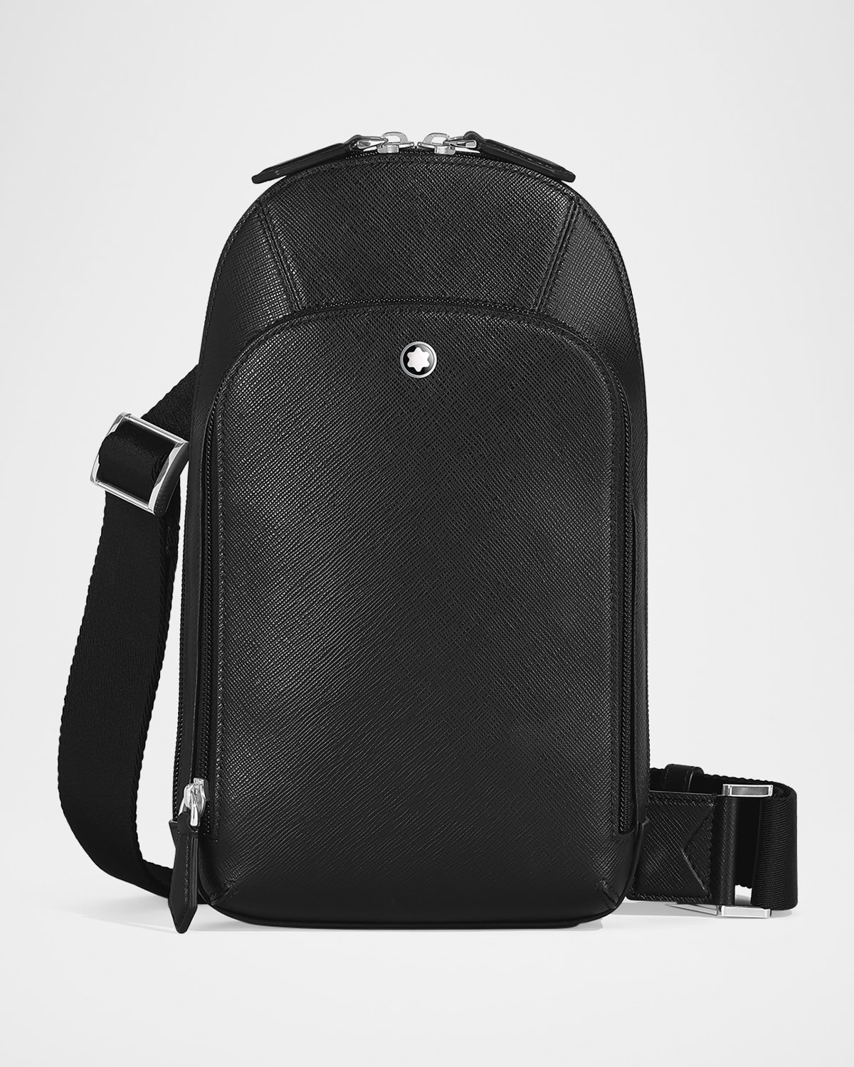 関送込【Montblanc】Sartorial レザー ショルダーバッグ Montblanc Men's Sartorial Leather Sling Bag | neimanmarcus