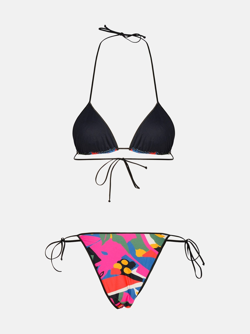 Reina Olga 'SAM' MULTICOLOURED POLYAMIDE BLEND BIKINI outlook