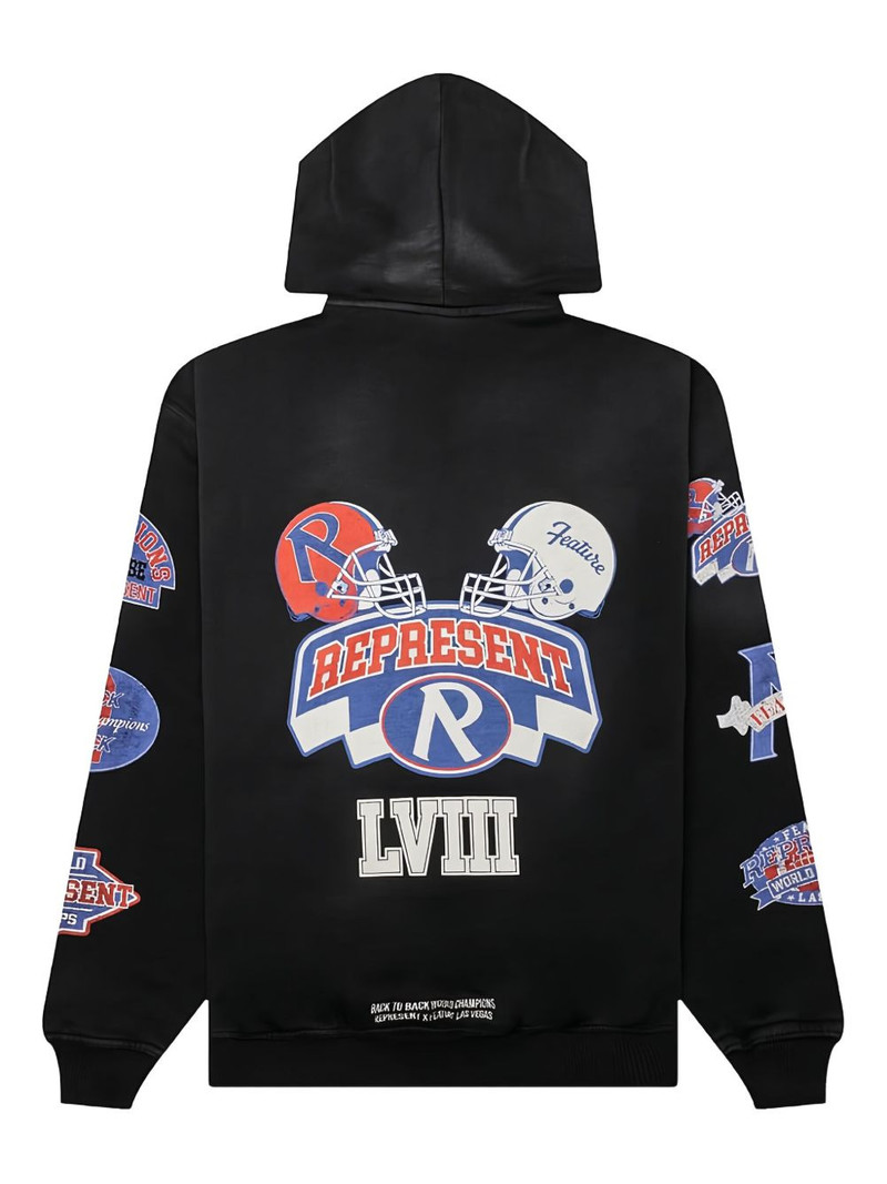 REPRESENT x Feature Champions hoodie outlook