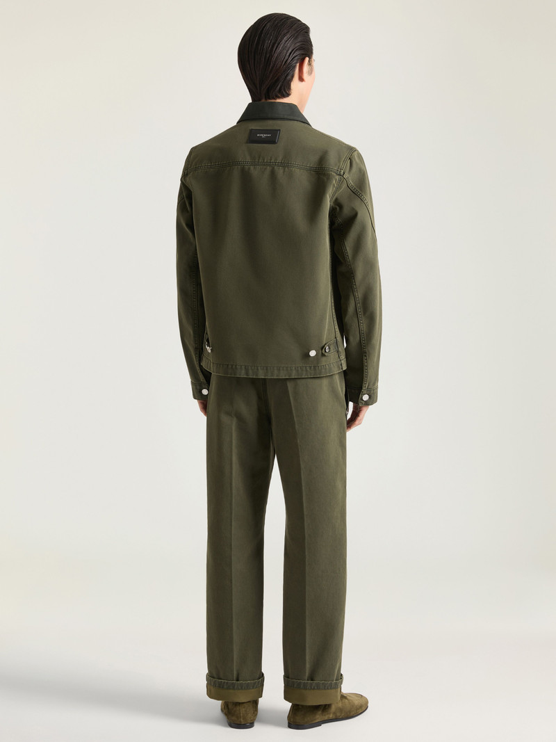 OVERSHIRT IN KHAKI DENIM 3