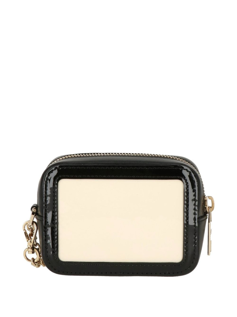 Roger Vivier buckle-detail patent-trim wallet outlook