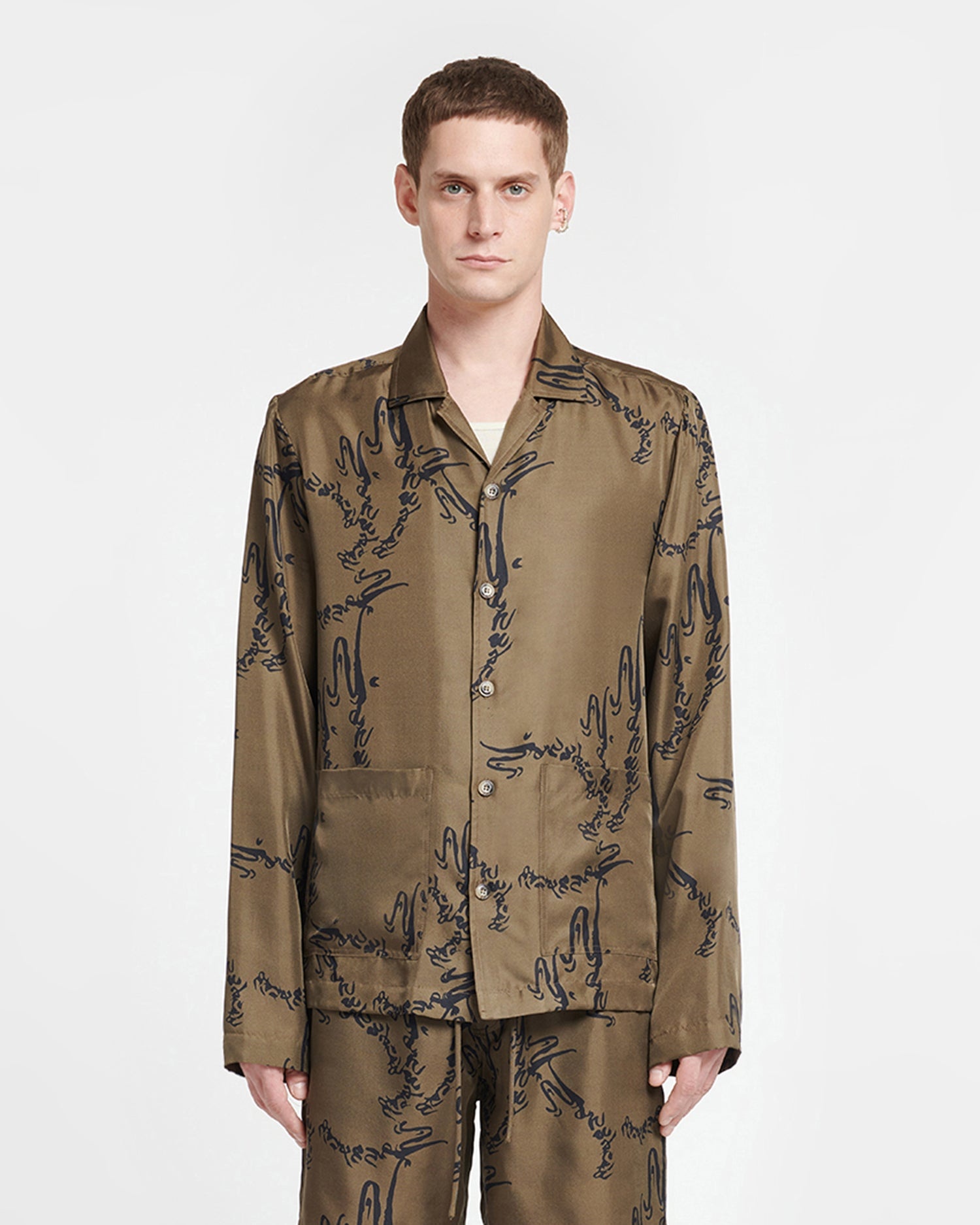 Printed Silk-Twill Shirt - 2