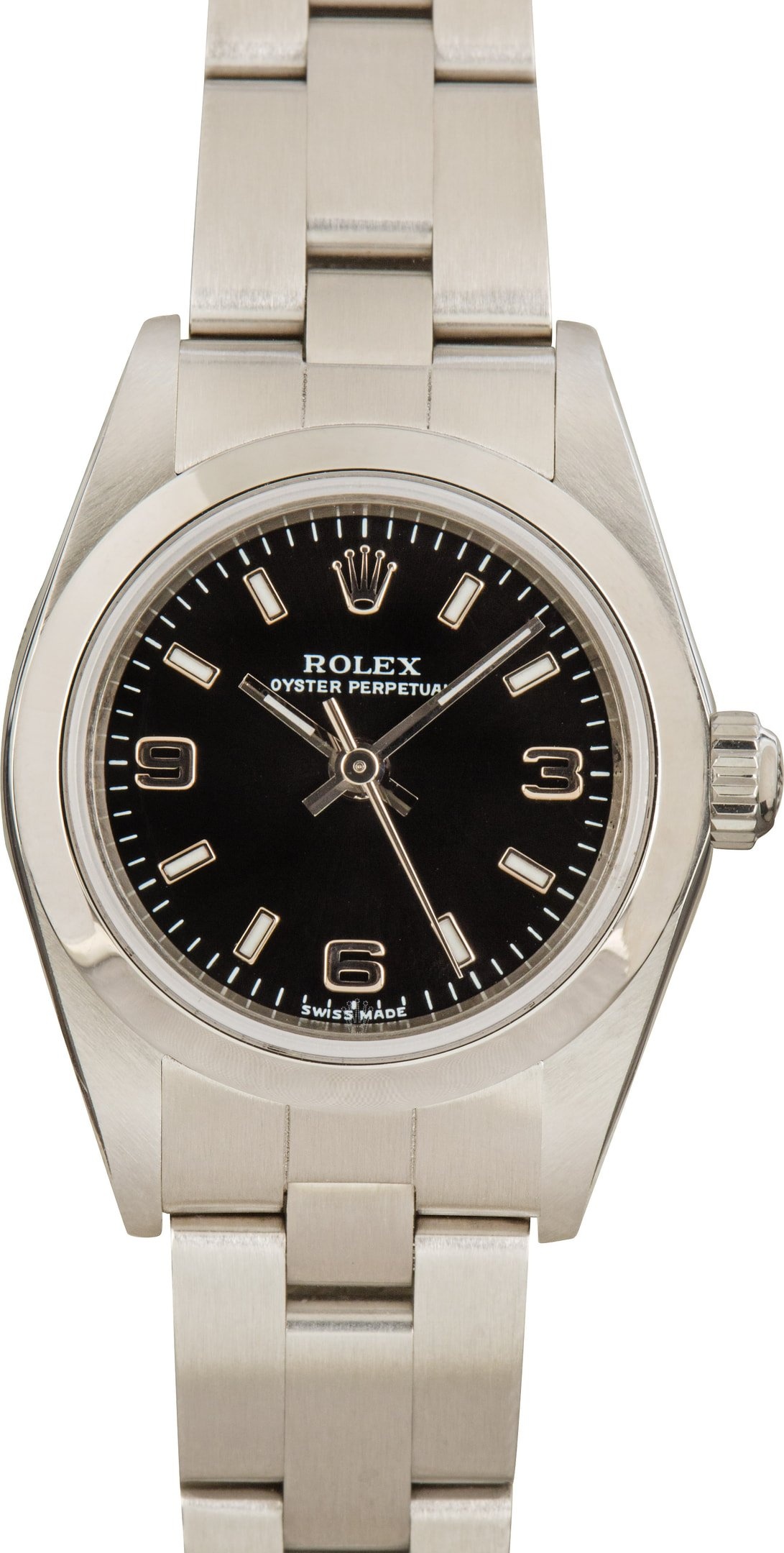 Rolex Oyster Perpetual 76080 Black Dial - 1