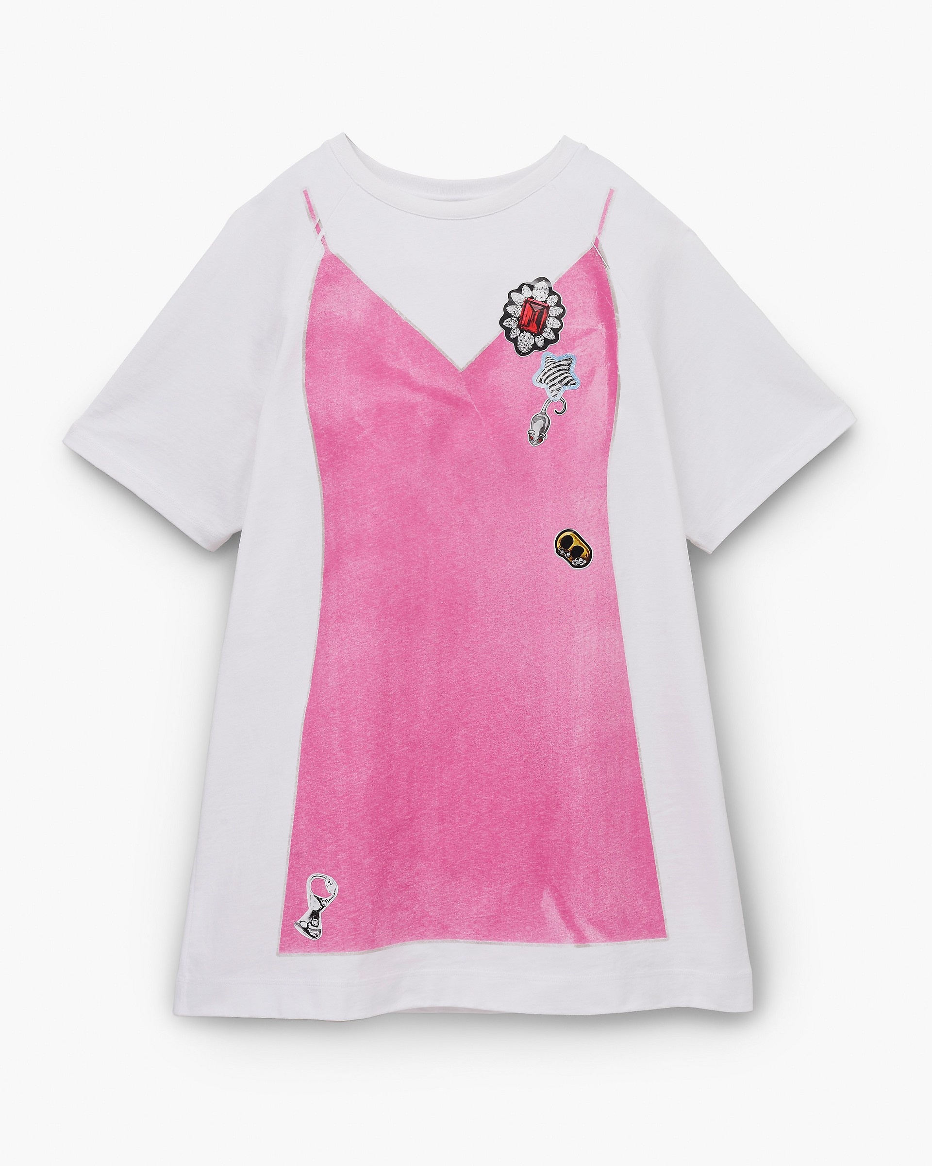 TROMPE L'OEIL T-SHIRT DRESS - 2