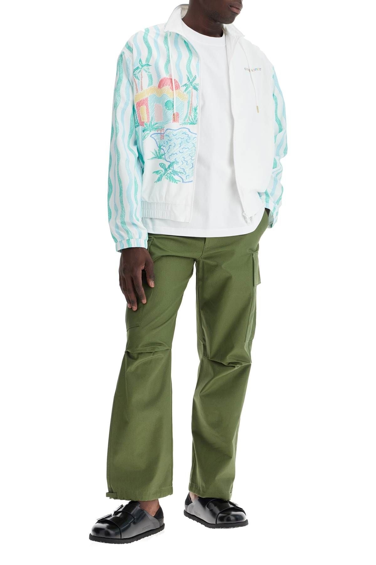 "WINDBREAKER JACKET WITH MAISON MEMPHIS PRINT" - 2