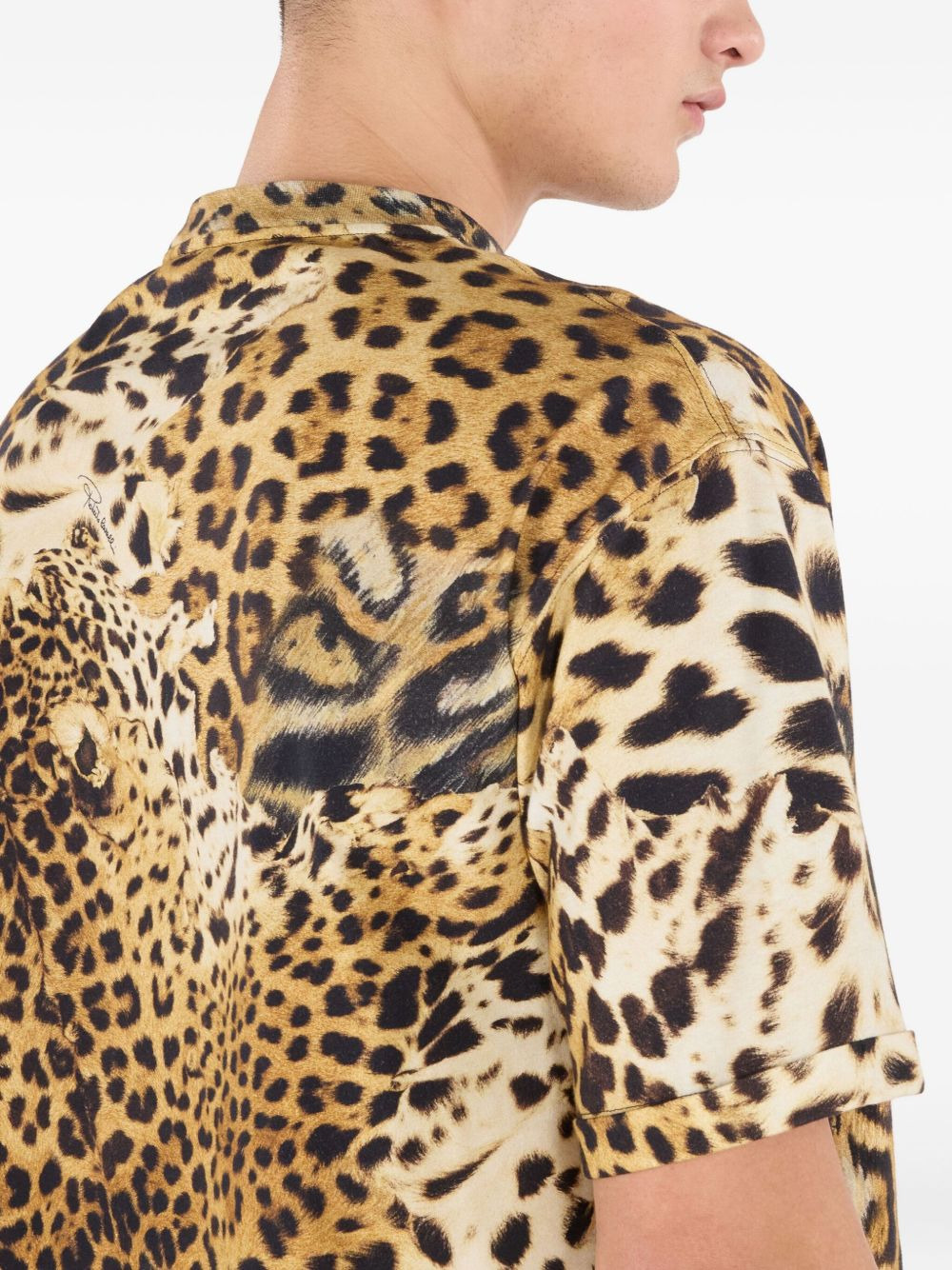 animal-print cotton T-shirt - 5
