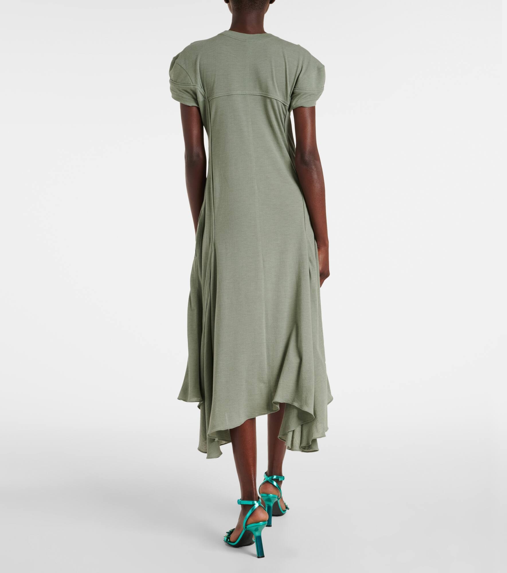 Paula's Ibiza cotton-blend midi dress - 3