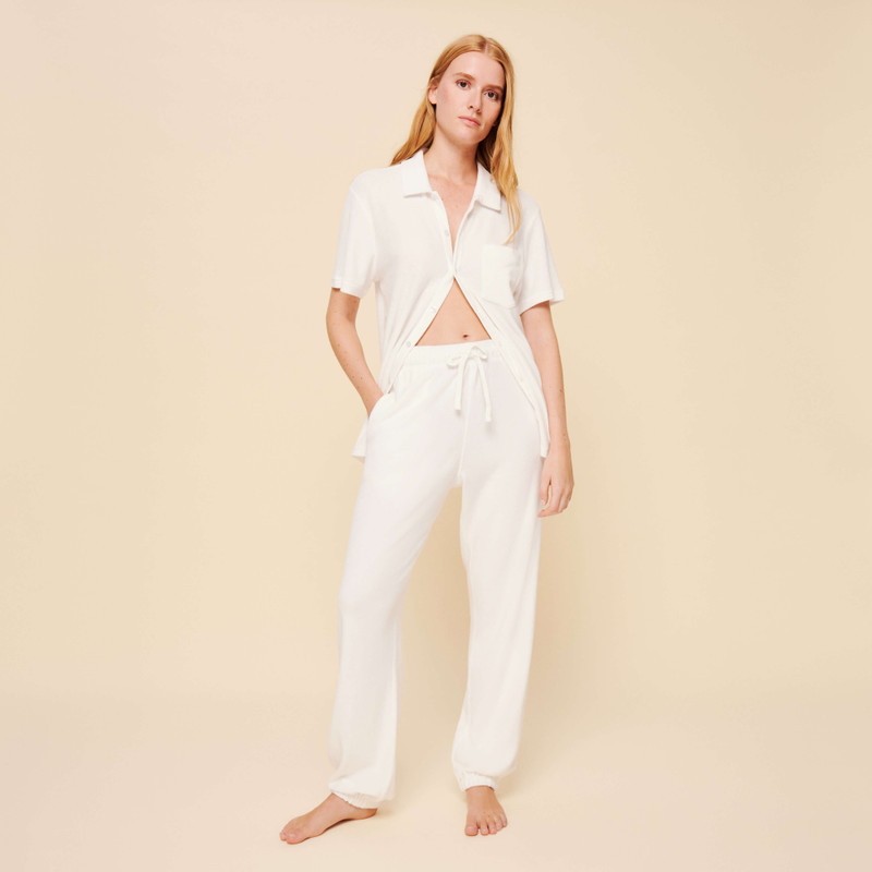 Vilebrequin Unisex Terry Pants Solid outlook