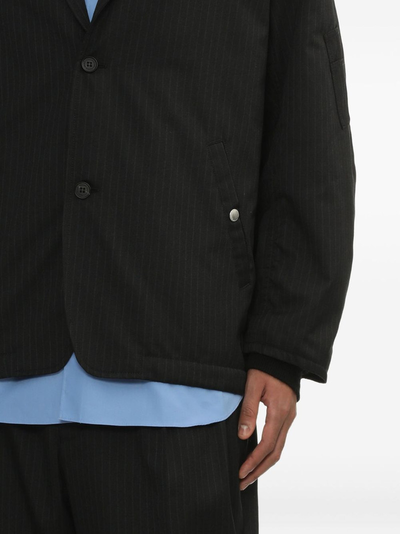 pinstripe three-button jacket 5