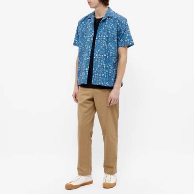 Gitman Vintage Gitman Vintage Short Sleeve Camp Collar Bandana Shirt outlook