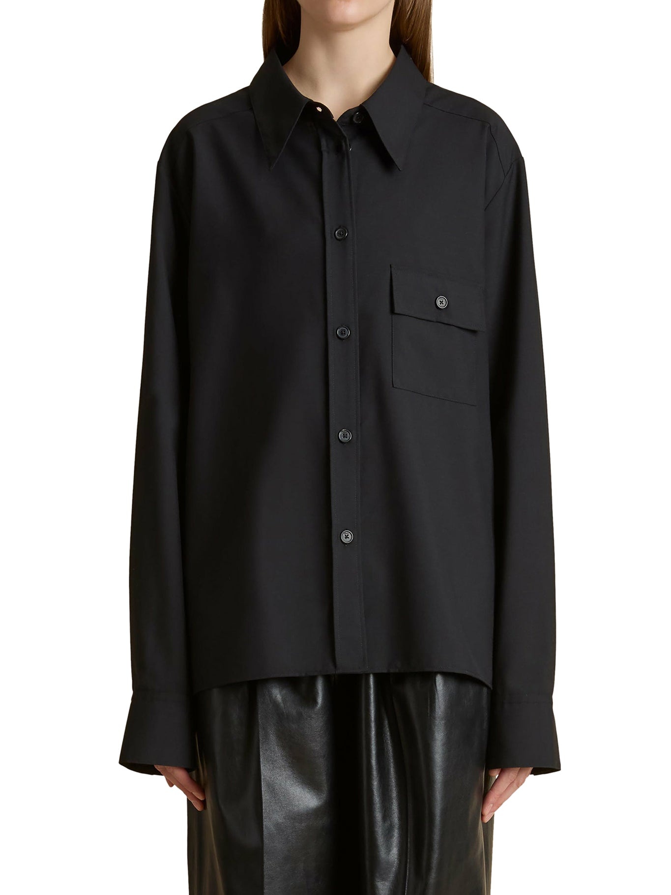 YATTY SHIRT IN TROPICAL WOOL - 3