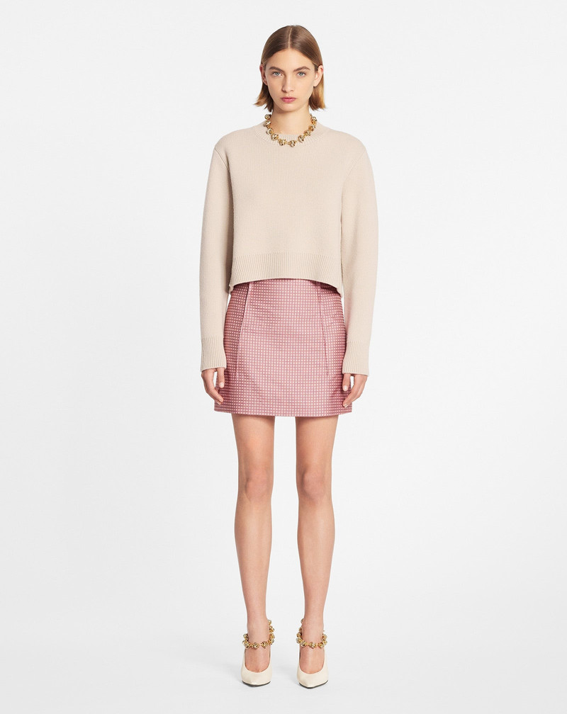Lanvin PRINTED MINI SKIRT outlook