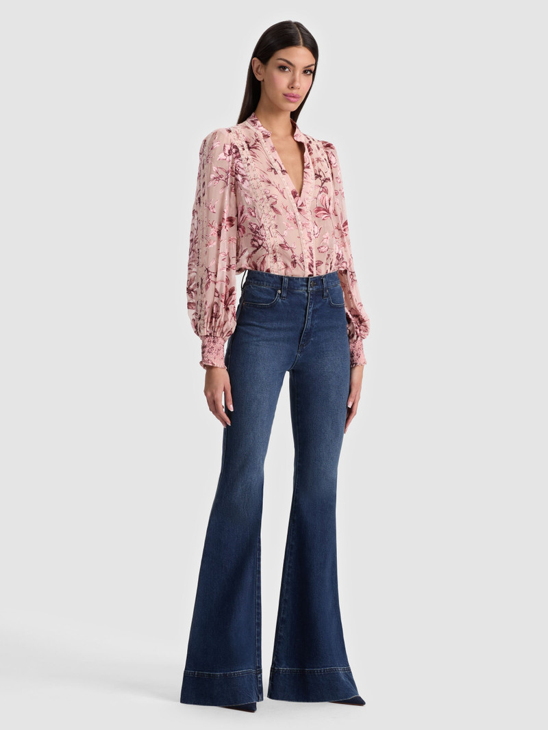 Alice + Olivia ARLETTE BLOUSE outlook