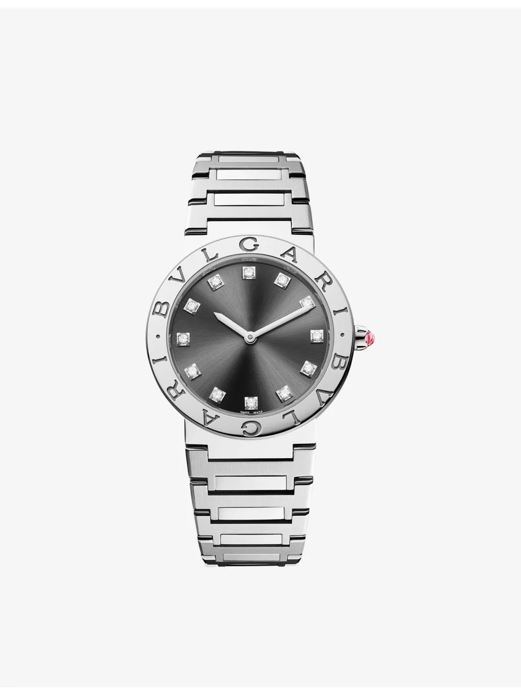 BVLGARI BVLGARI stainless steel and diamond watch - 1