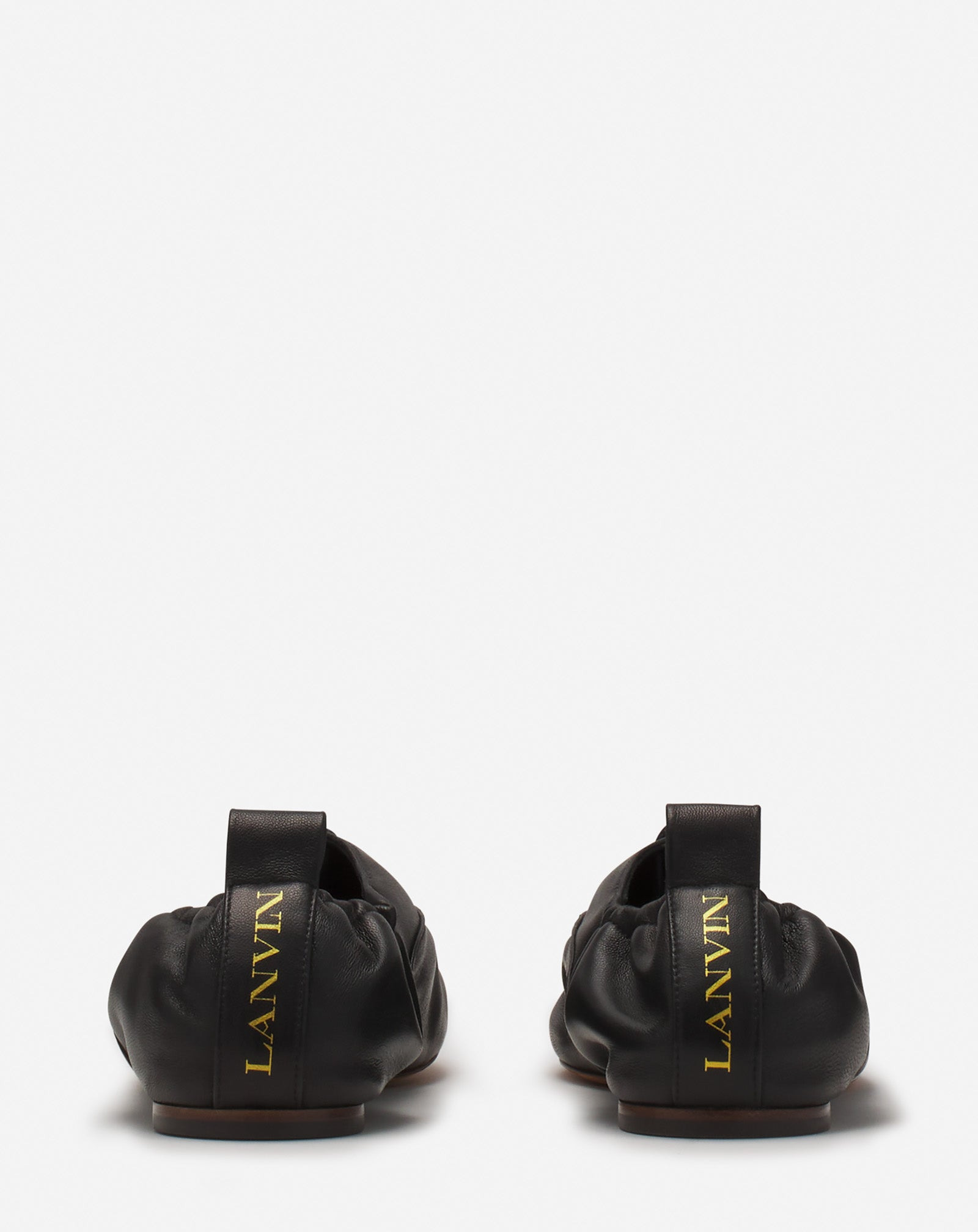 LACE-UP LEATHER SLIPPERS - 4