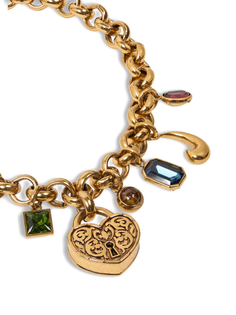 heart-lock chain necklace - 3
