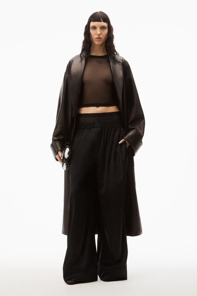 Alexander Wang LAYERED BOXER PANT IN SILK CHARMEUSE outlook