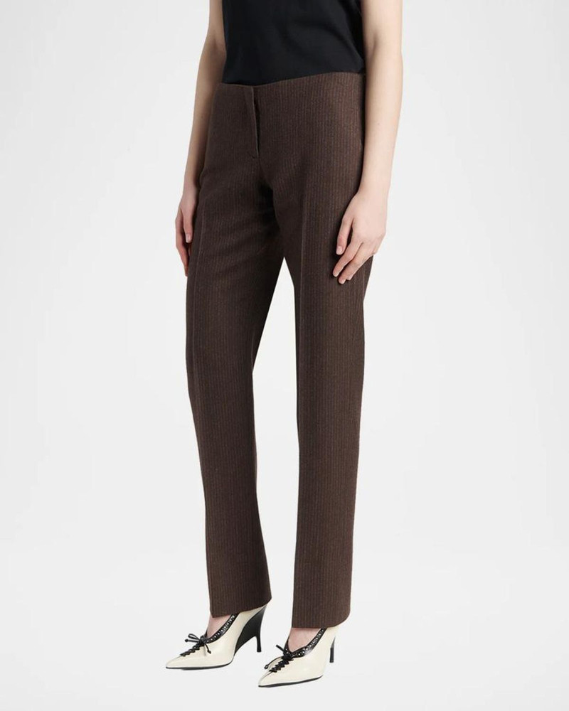 Sweetheart Ticking Striped Straight-Leg Pants 4