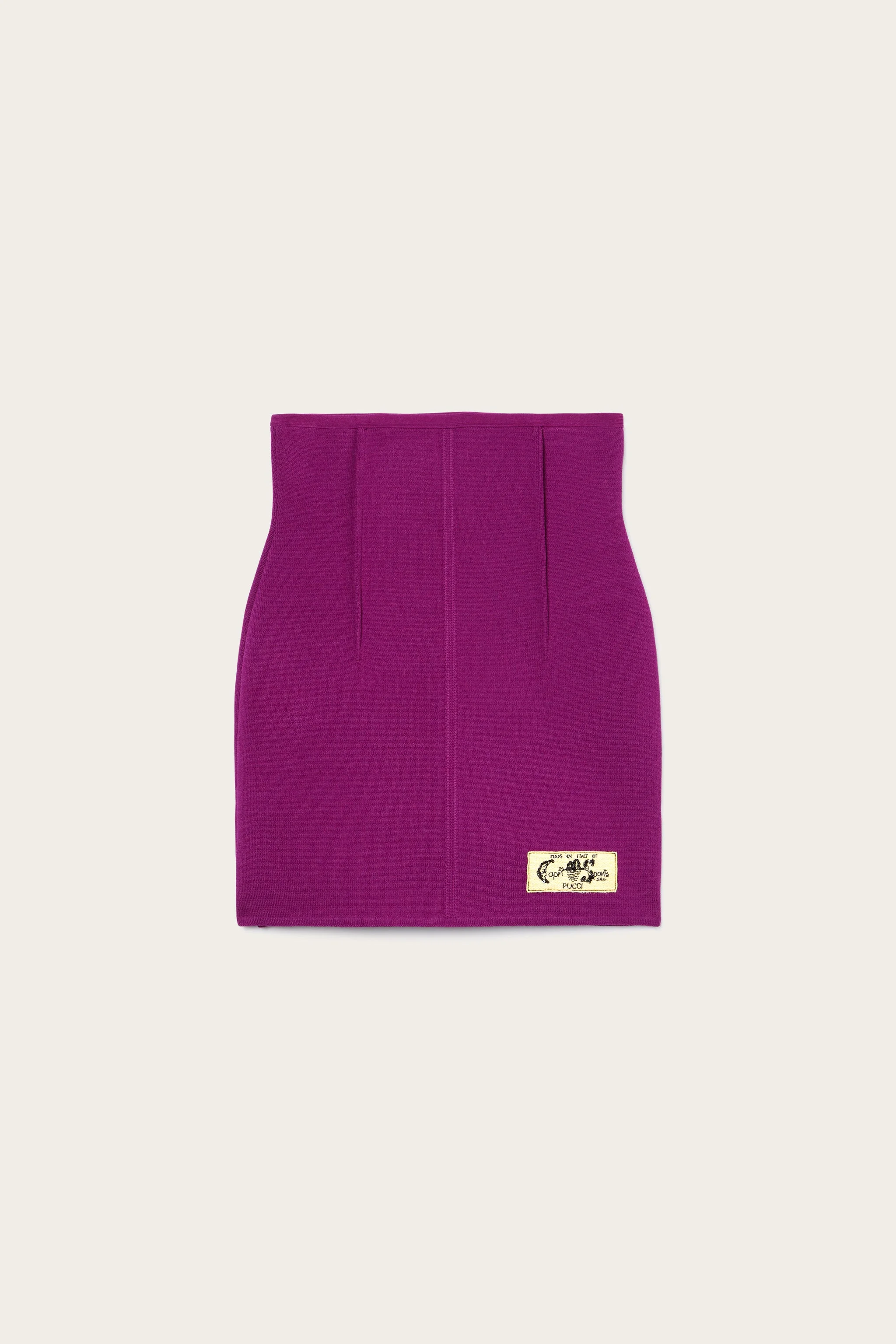 STRETCHED MINISKIRT - 1