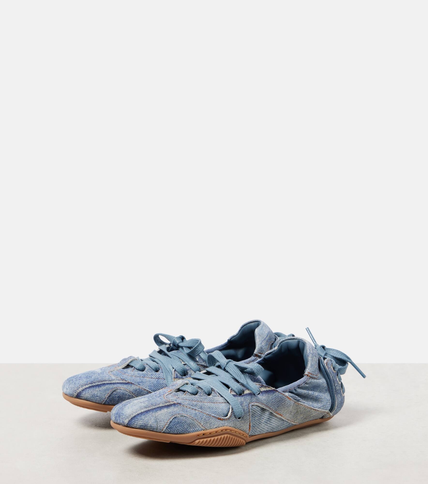 Denim sneakers - 4