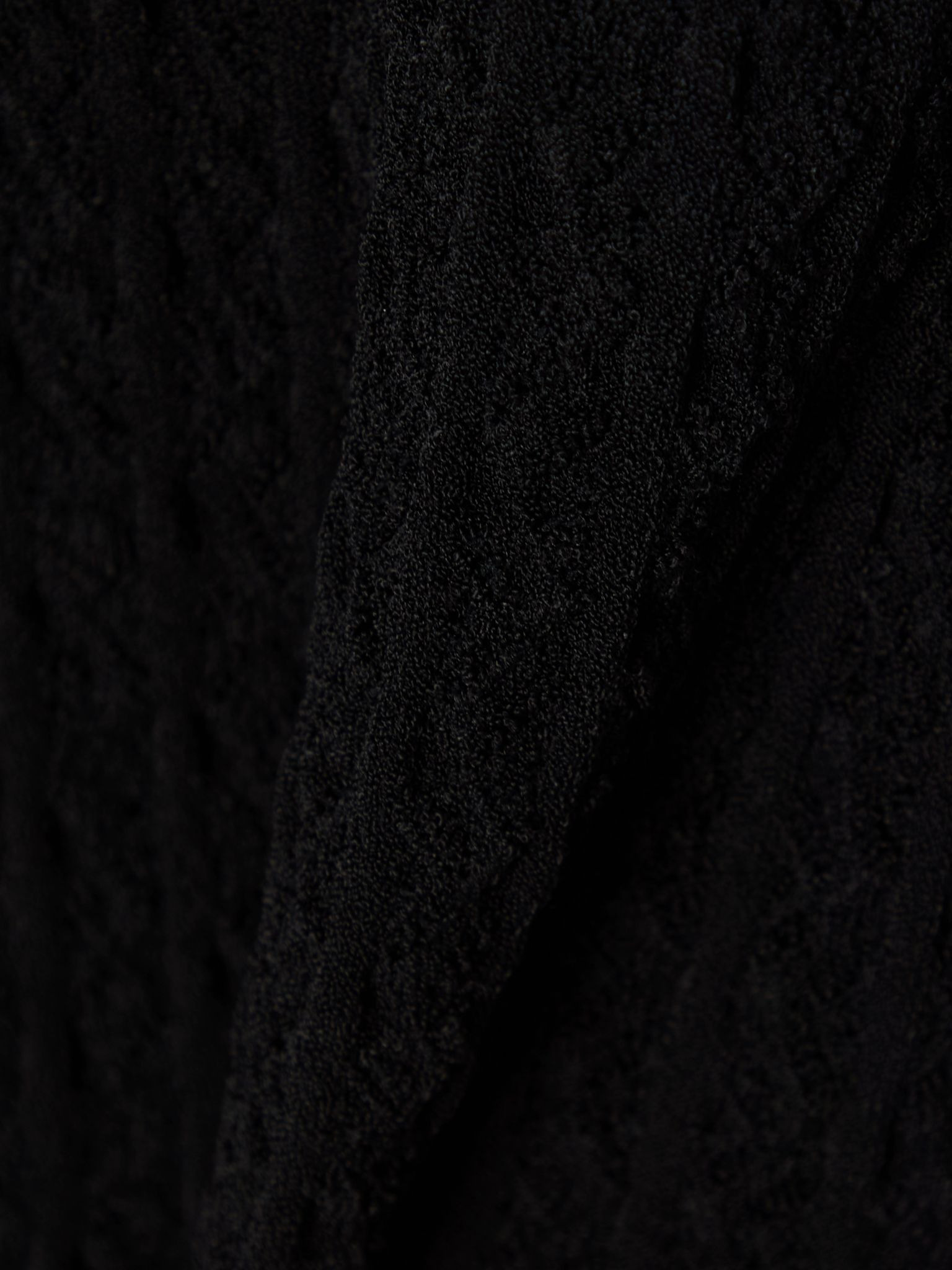 Open-knit turtleneck bodysuit Black - 5