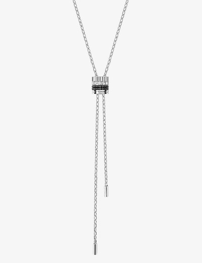 Boucheron Quatre Black Edition 18ct white-gold and 0.18ct diamond small tie necklace outlook